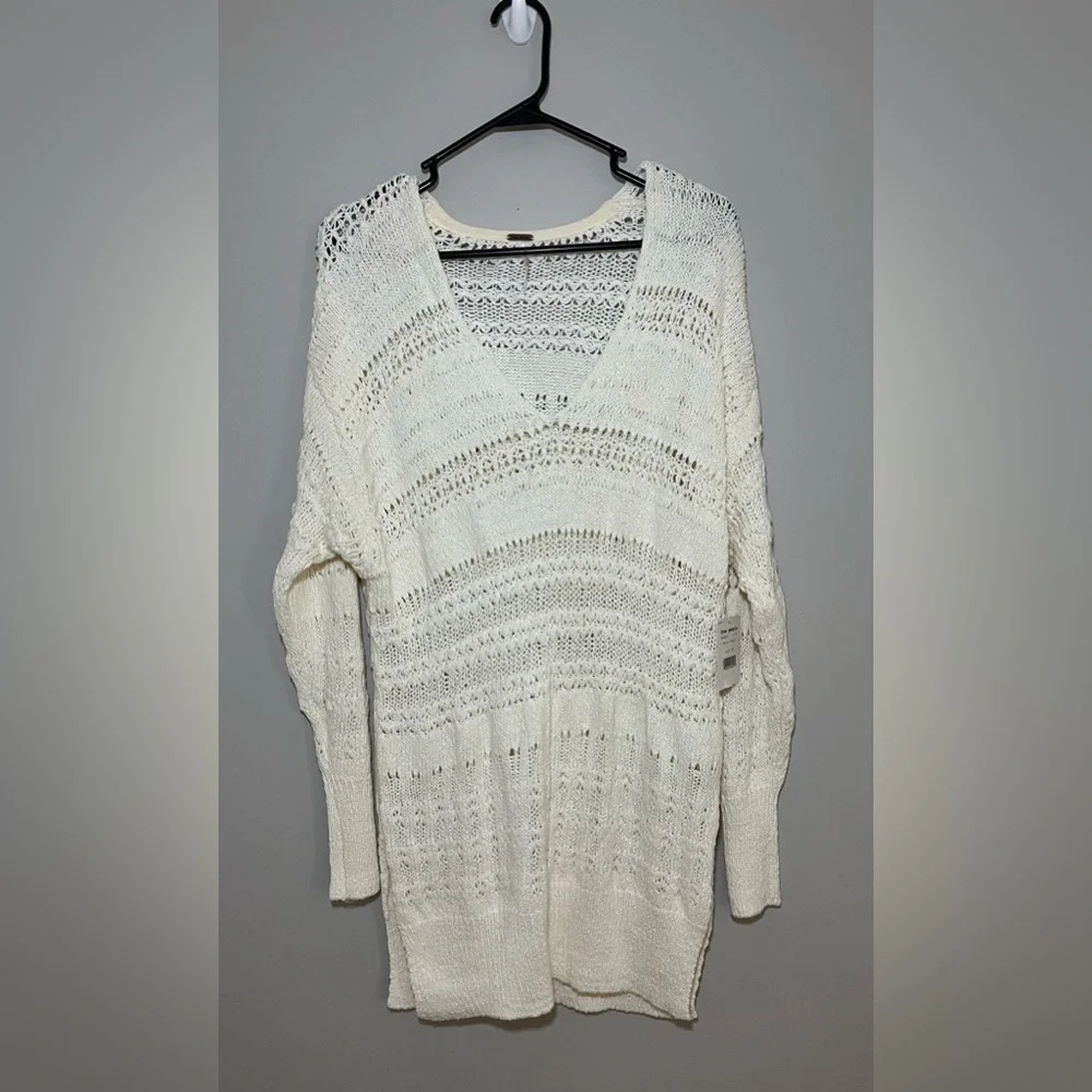 NWT Free‎ People Hot Tropics V Neck Sweater - Picture 2 of 7